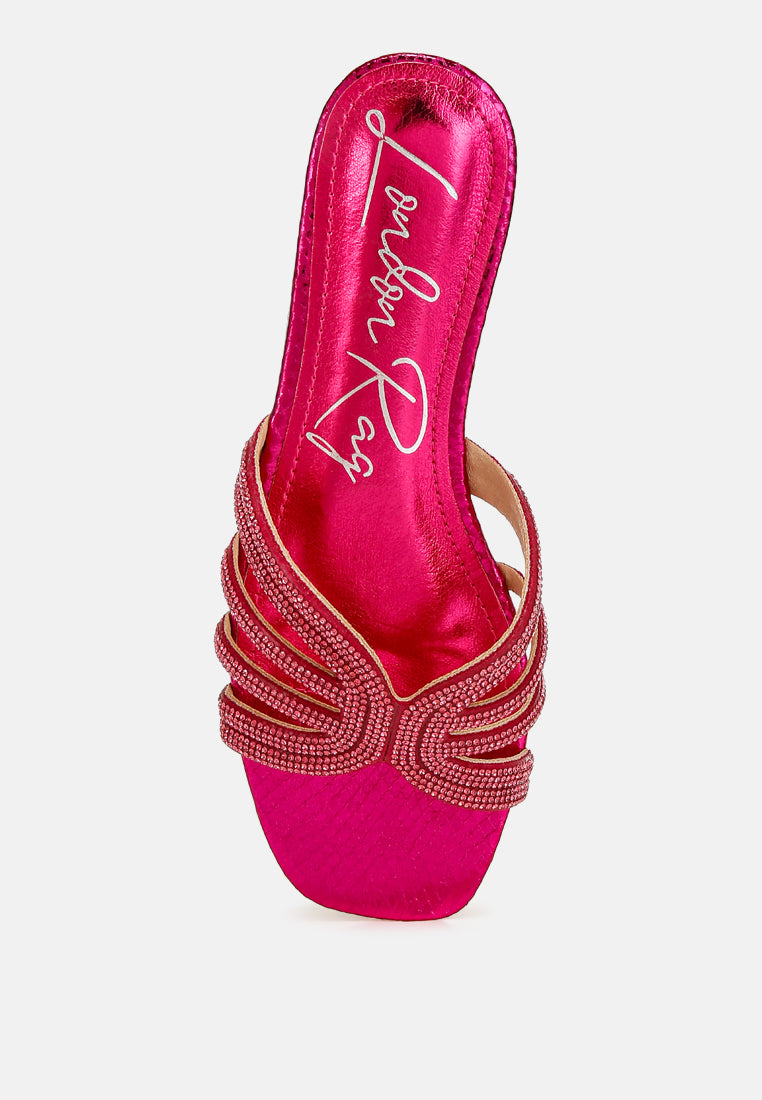 rhinestone cut out flats by ruw#color_fuchsia