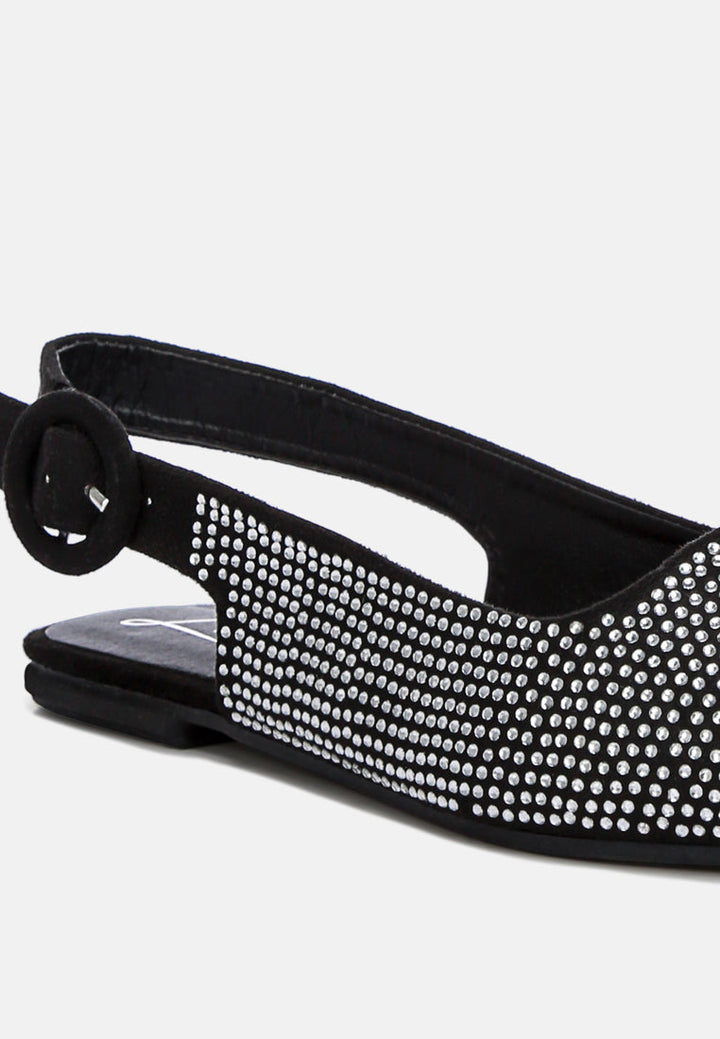 Rhinestones Slingback by rag#color_black