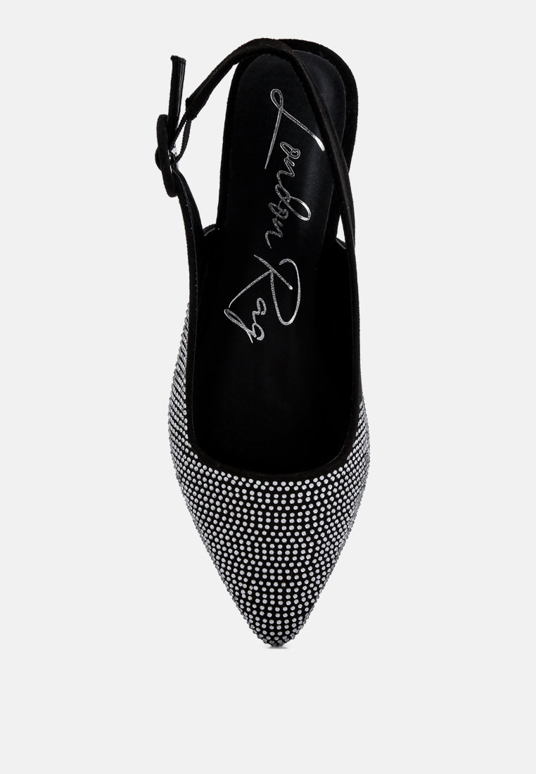 Rhinestones Slingback by ruw#color_black