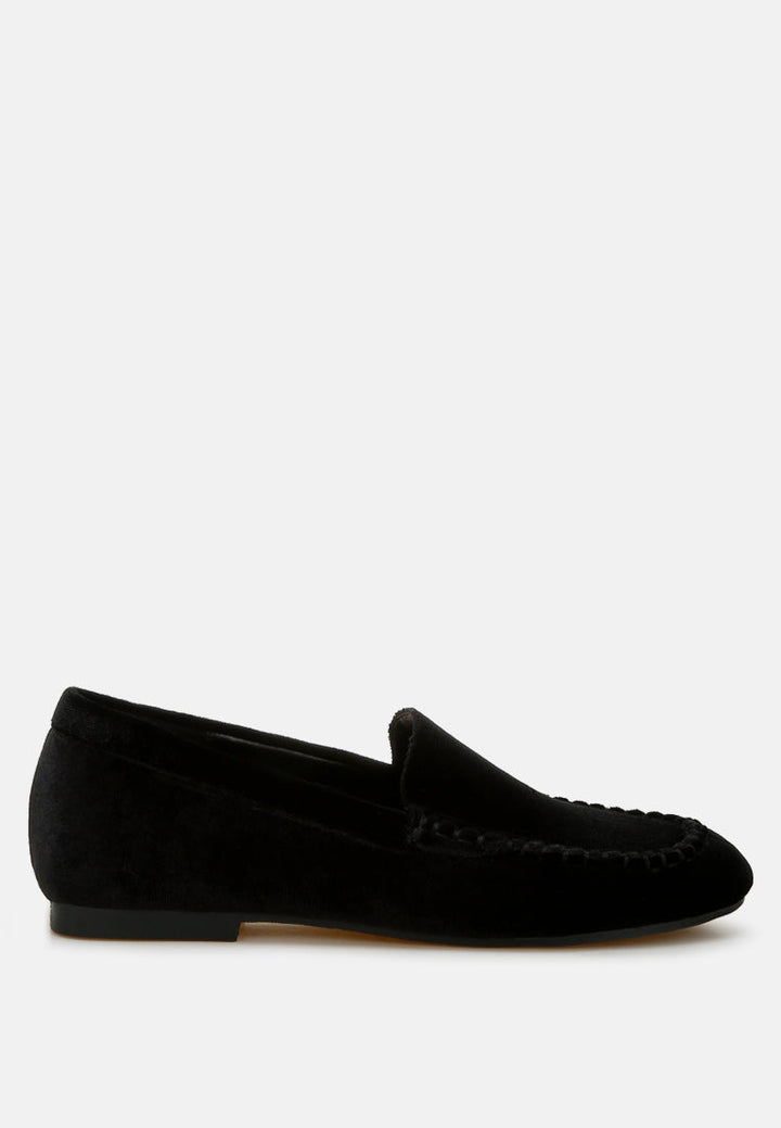 Mocasines planos terciopelo robua#color_negro