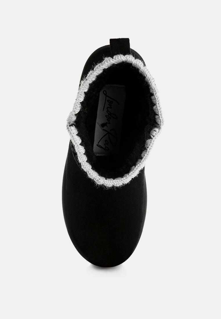 rochas scalloped detail snow boots#color_black