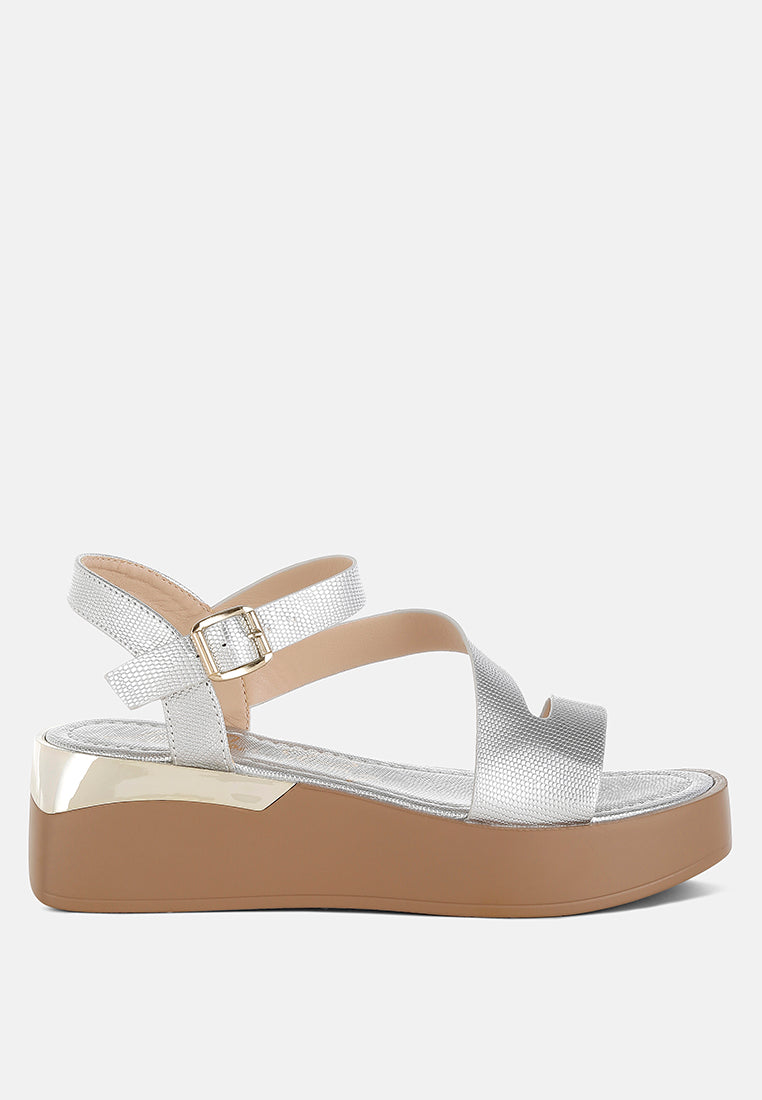 ronja chunky flatform sandals#color_silver