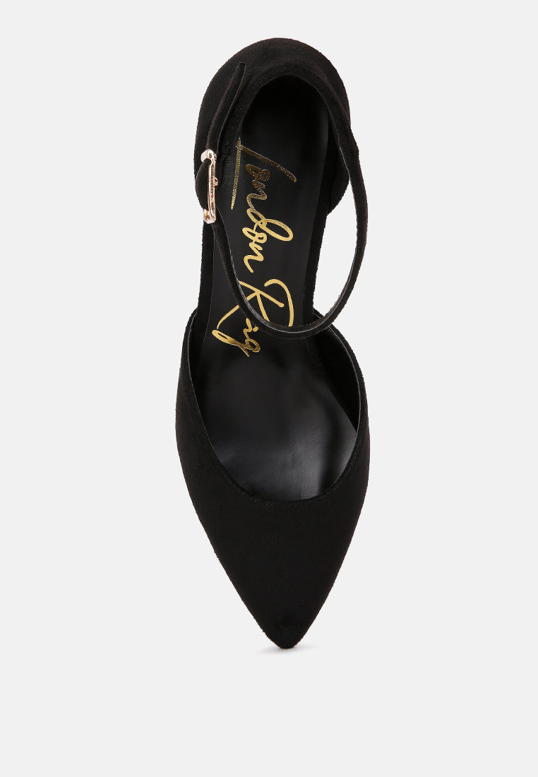 metallic accent angle heeled sandals by mode#color_black