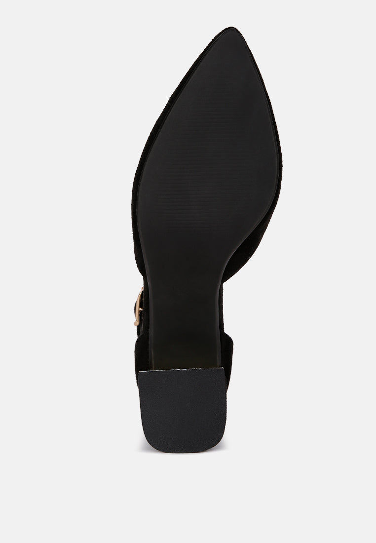 metallic accent angle heeled sandals by mode#color_black