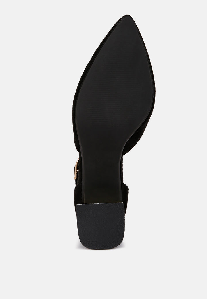 metallic accent angle heeled sandals by mode#color_black