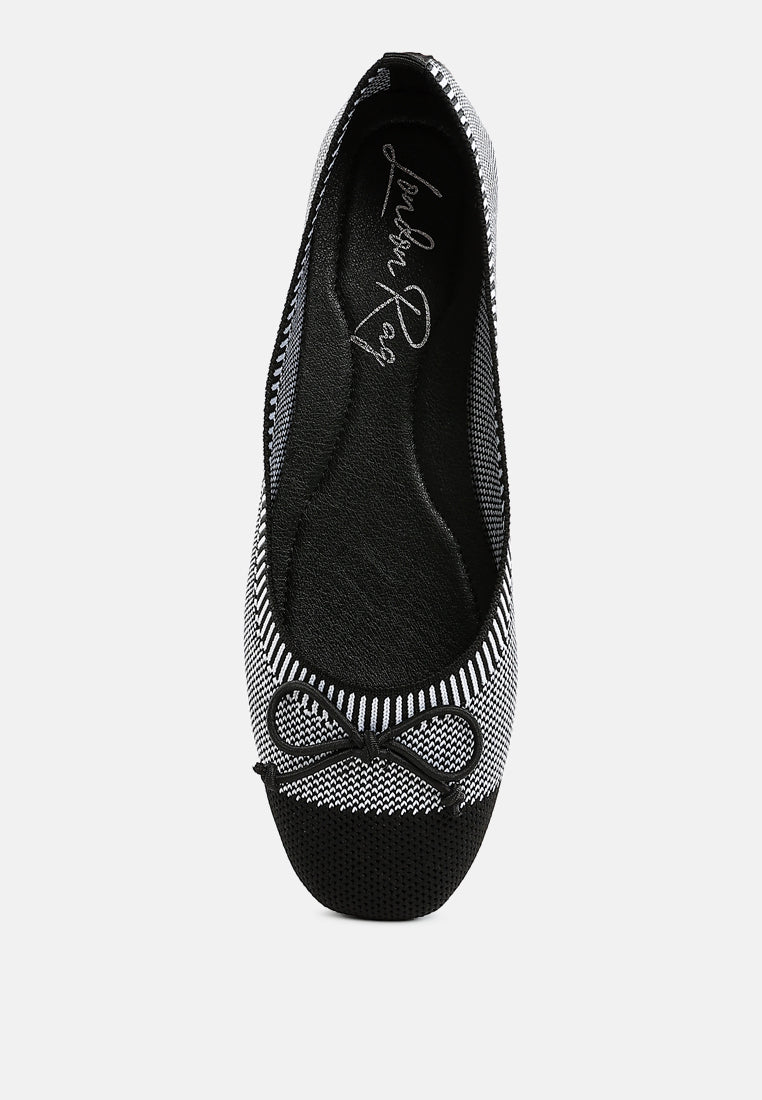 two tone ballerinas by ruw#color_black-grey