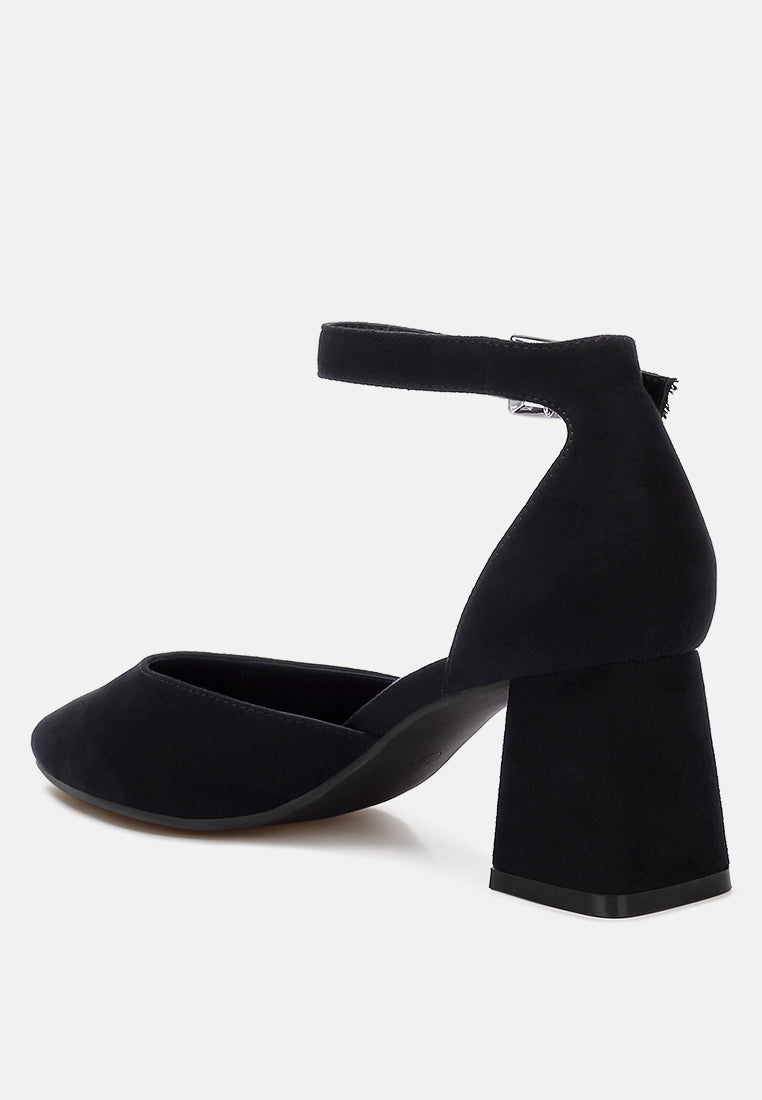 microfiber block heel sandals by ruw#color_black