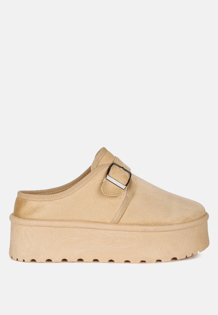 buckle strap platform classic slip-on by rag#color_beige