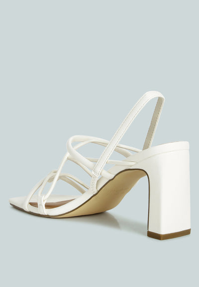 two strings slingback slim block heel sandals#color_taupe