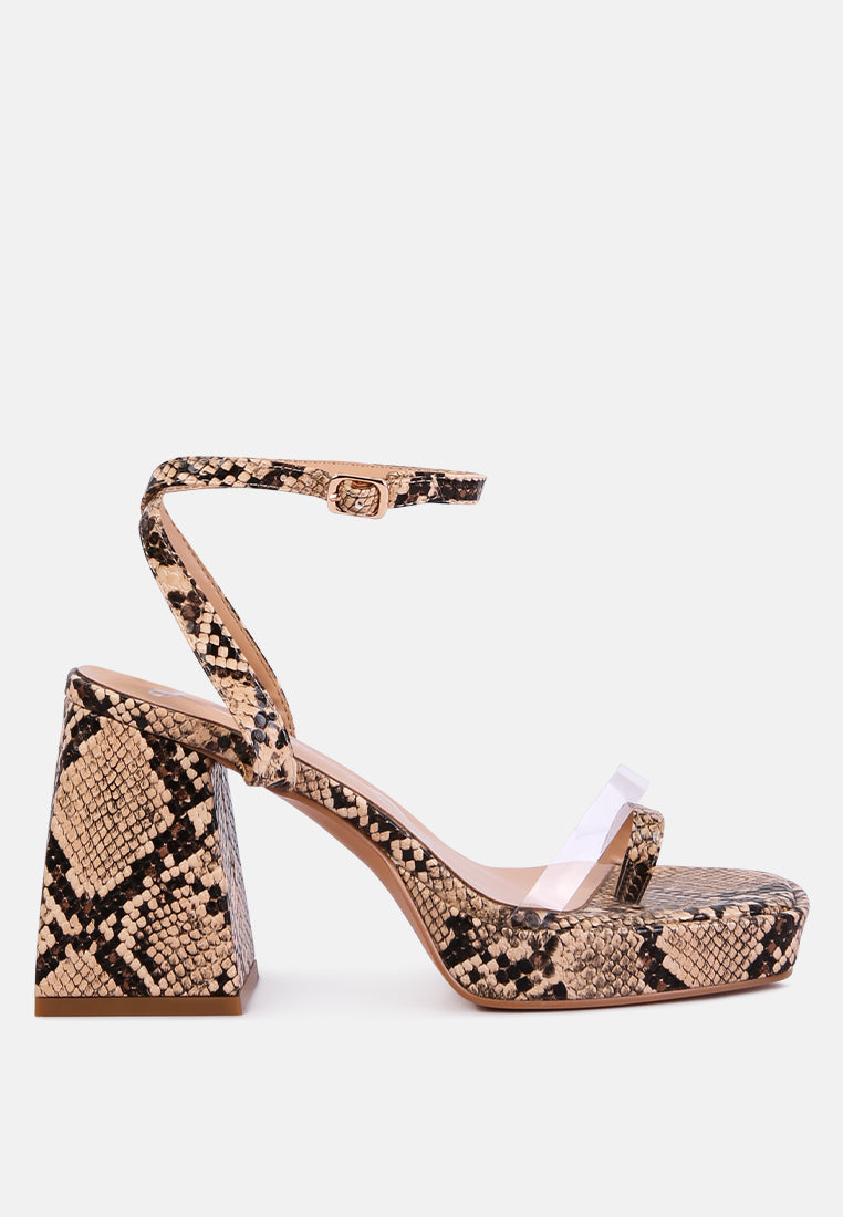 such flirt snake pattern block heeled sandals#color_macchiato