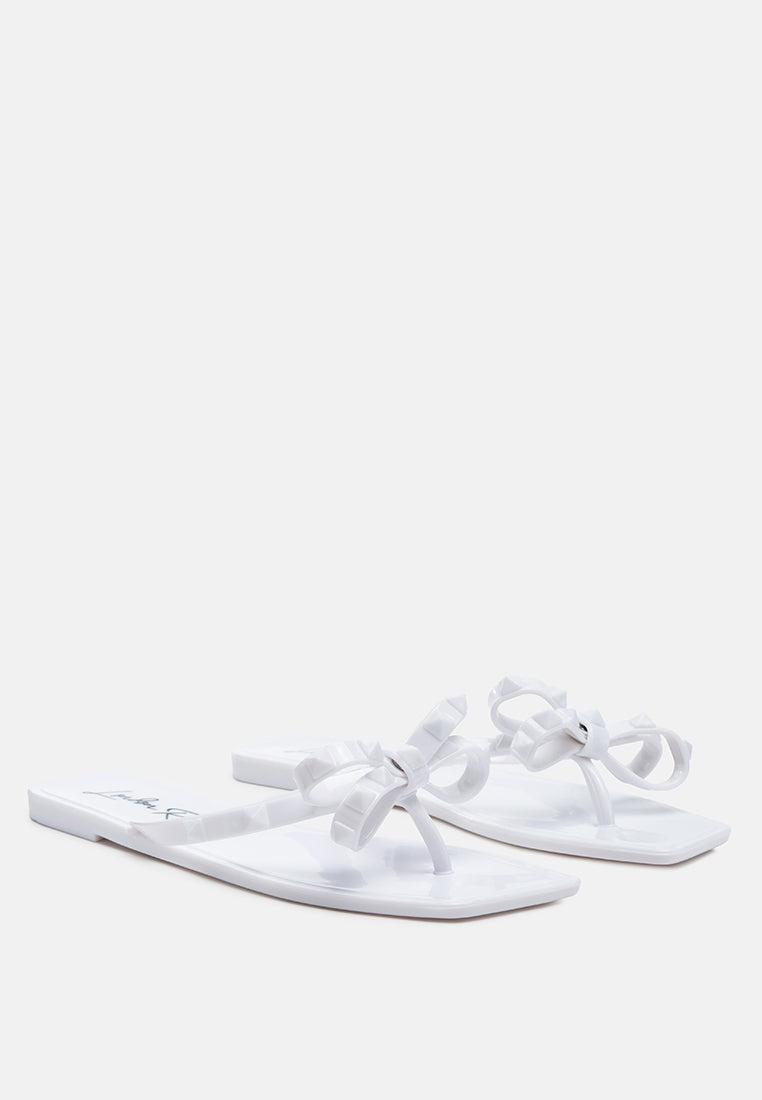 retta bow thong flats by ruw#color_white