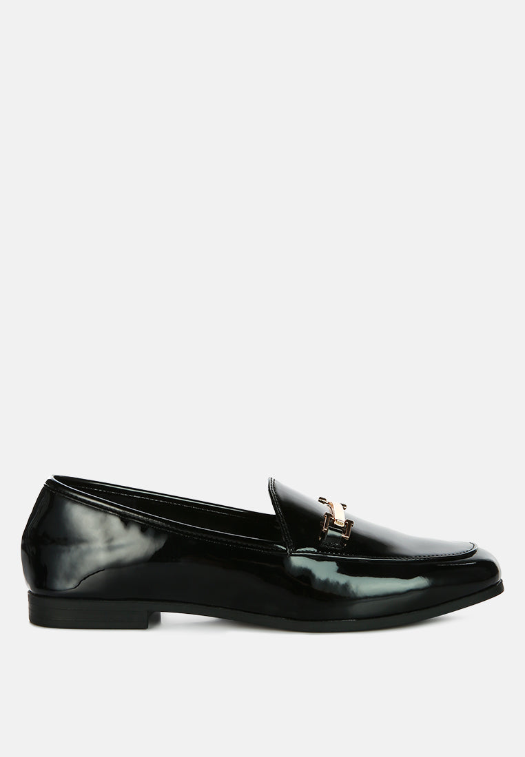 jolan faux leather semi casual loafers#color_black