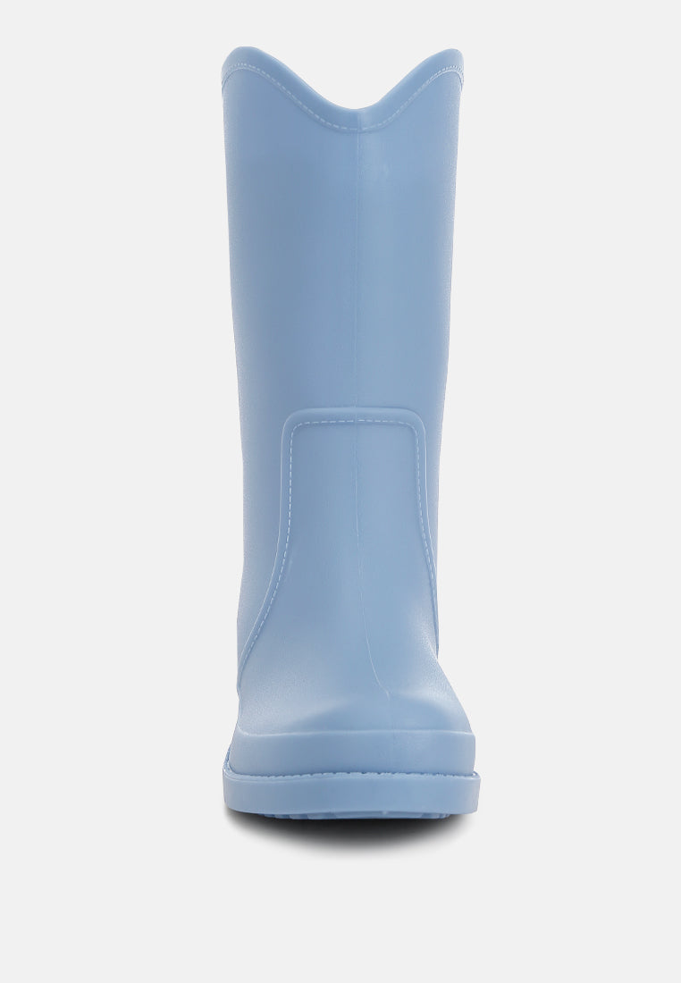 sepatu hujan bergaya overcloud dengan mode#color_blue