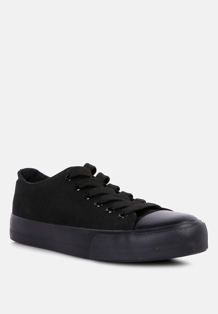 wookies basic canvas sneakers#color_black