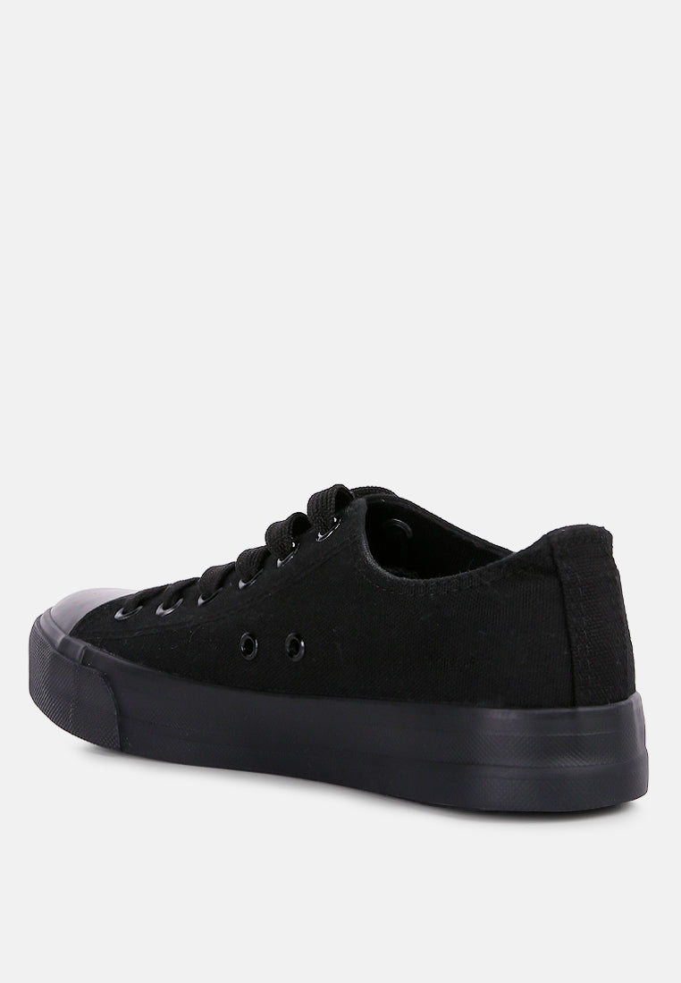 wookies basic canvas sneakers#color_black