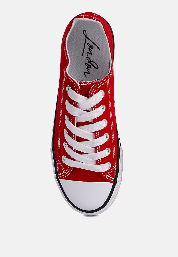 wookies basic canvas sneakers#color_red