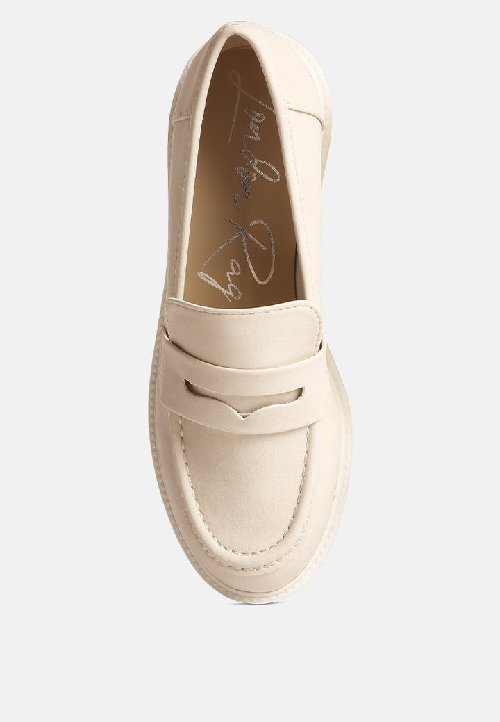 mosly semi casual lug loafer#color_off-white