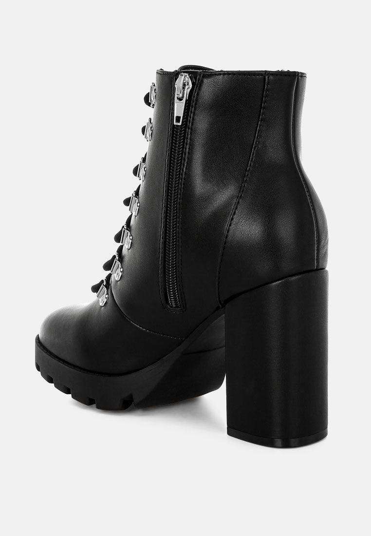 hamiltons lace up block heel boots by ruw#color_black