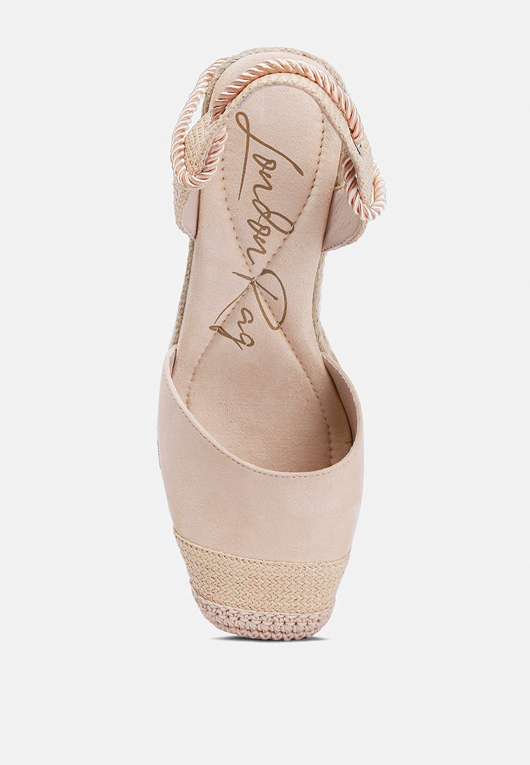 lace-up crochet espadrilles by rag#color_beige