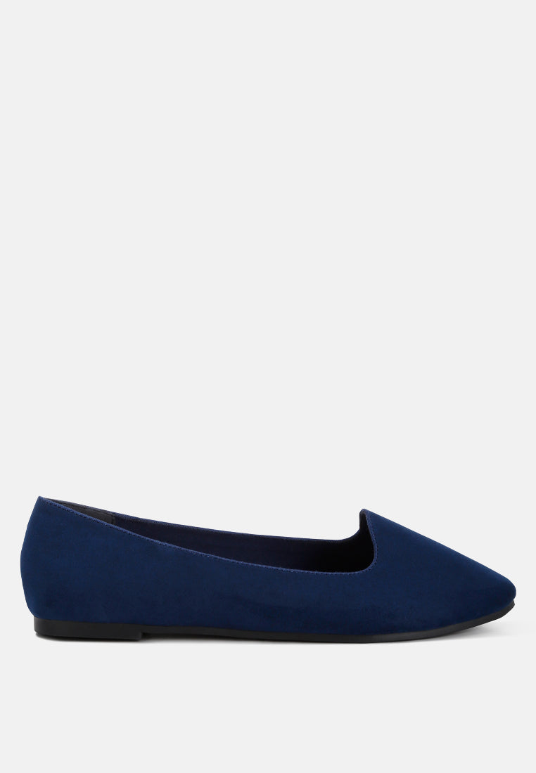 casual flat ballerinas by rag#color_navy