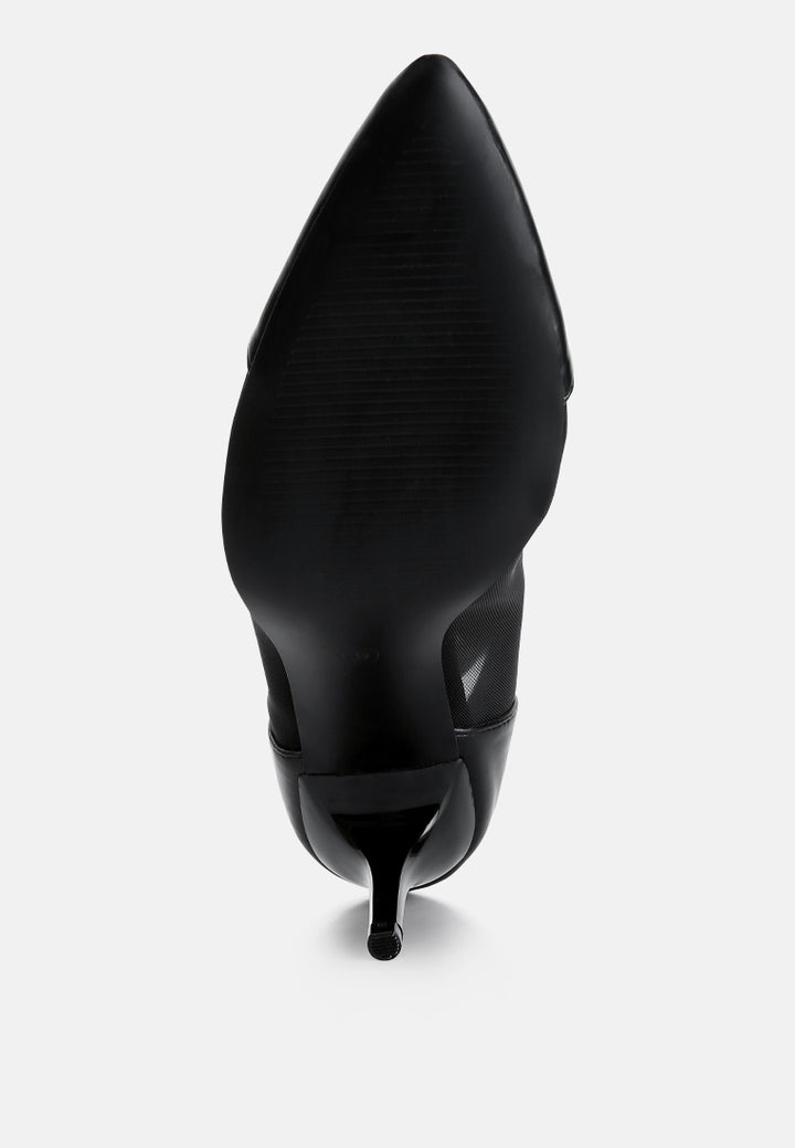 mesh pump sandals by ruw#color_black