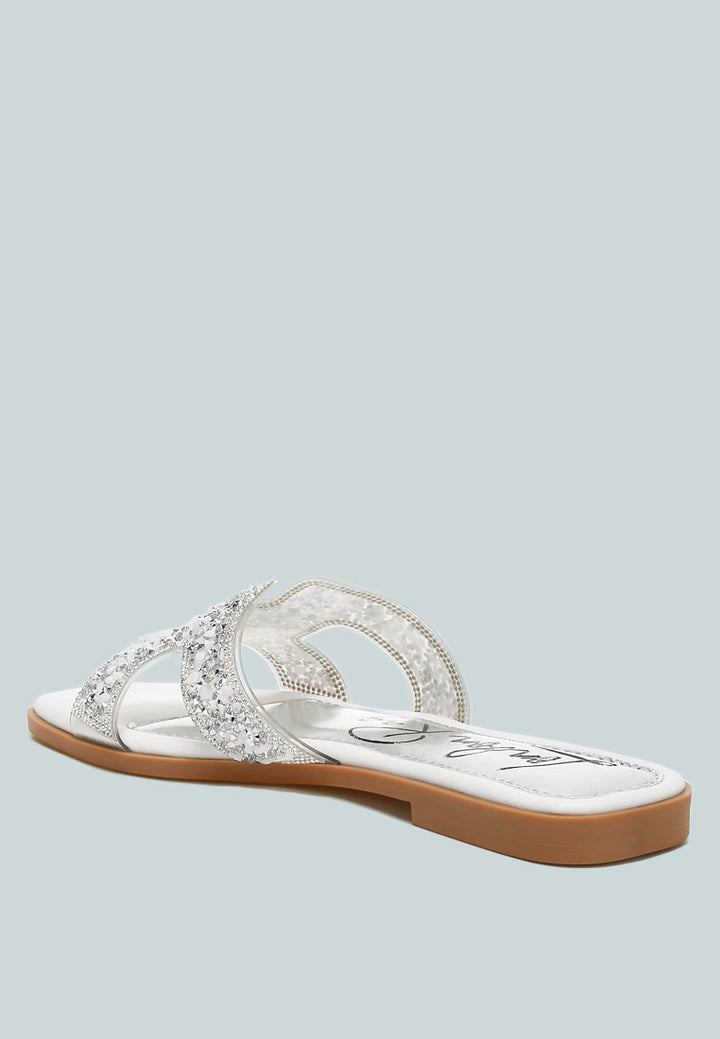 rhinestone detail cut-out flats by rag#color_white