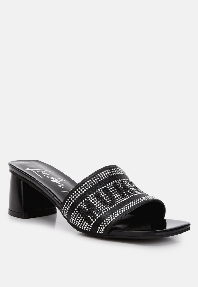 diamante embellished mumbai sandals by rag#color_black