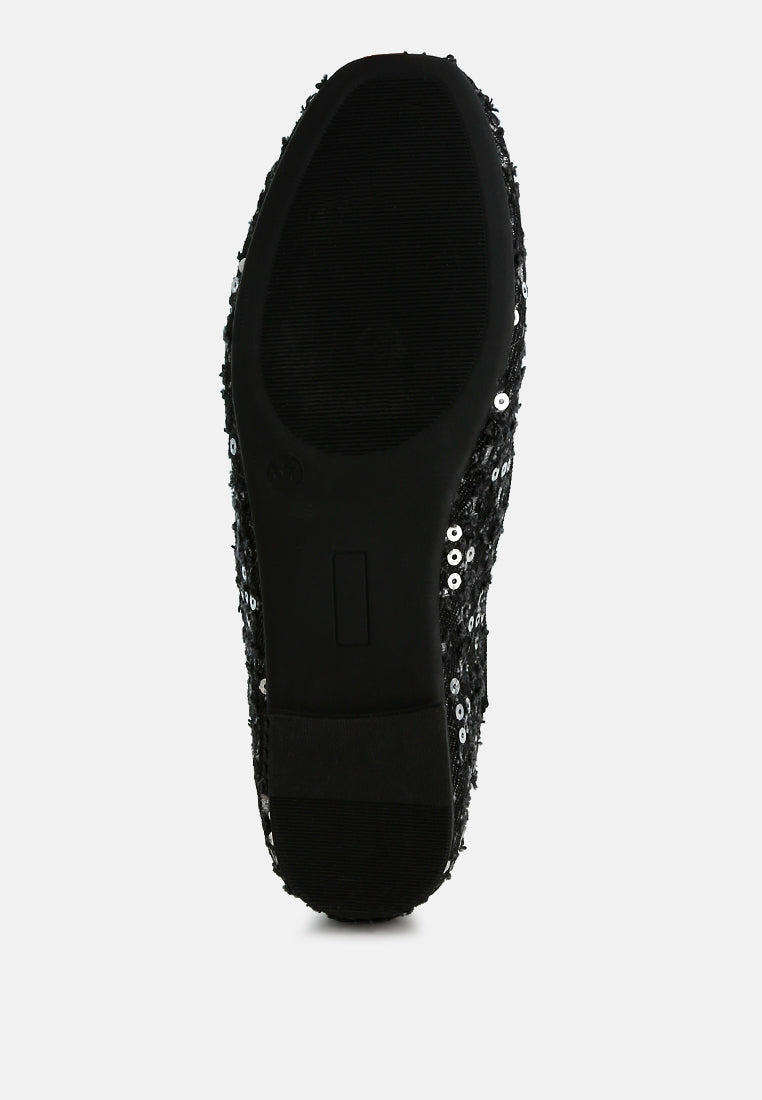 sequin ballet flats by mode#color_black