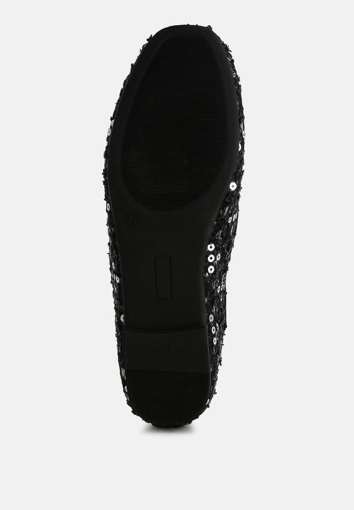 sequin ballet flats by mode#color_black