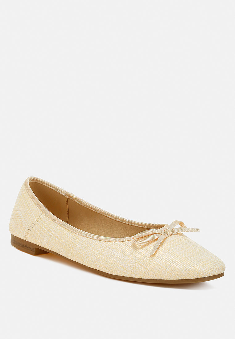 raffia ballet flats by rag#color_natural