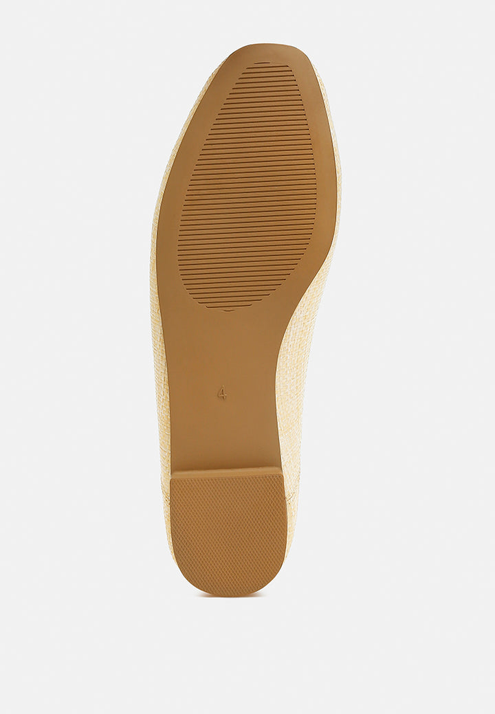 raffia ballet flats by rag#color_natural