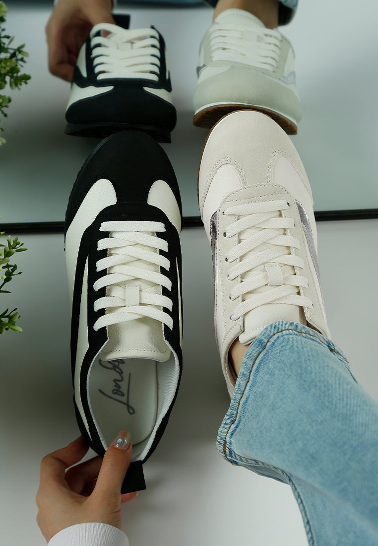 lace up sneakers by ruw#color_black