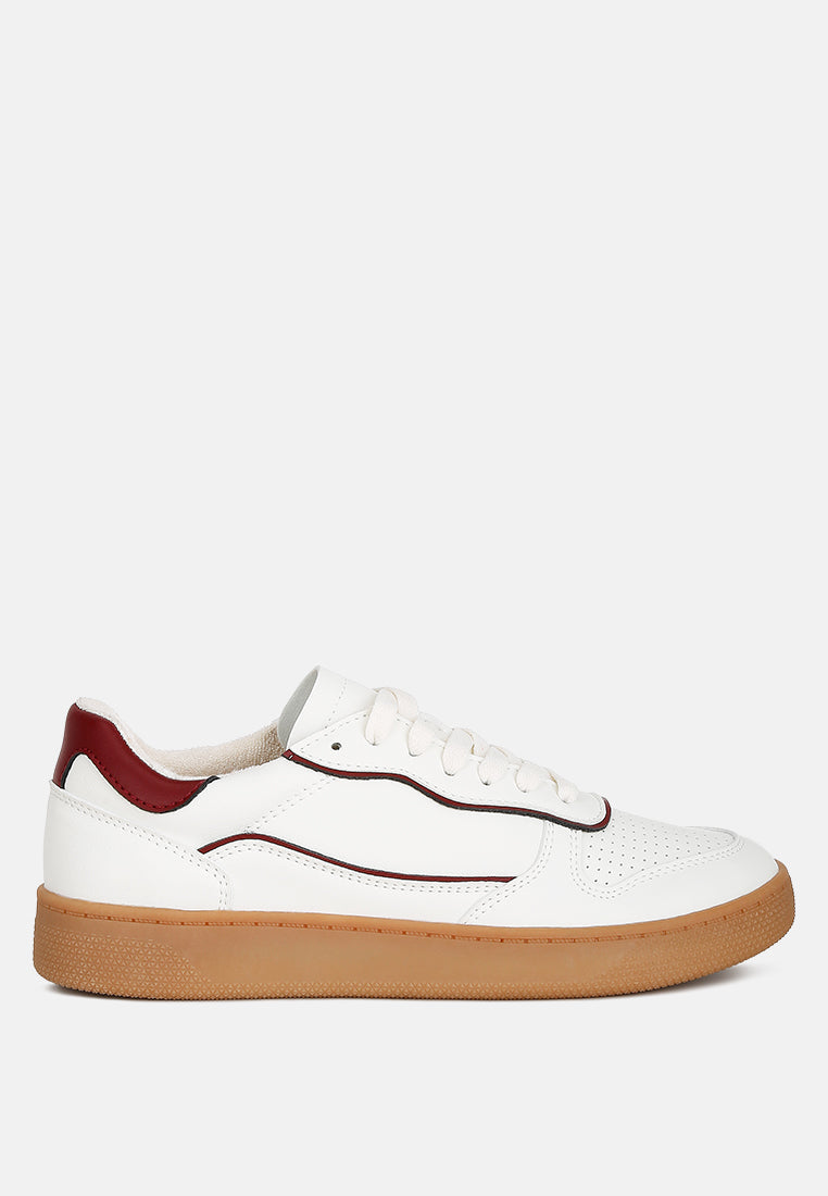 everyday sneakers by ruw color_white_red