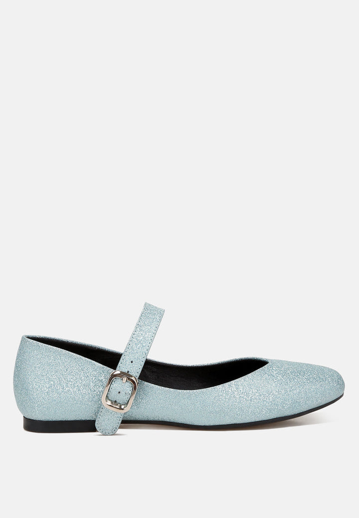 glitter pin buckle ballerinas by rag#colour_baby blue