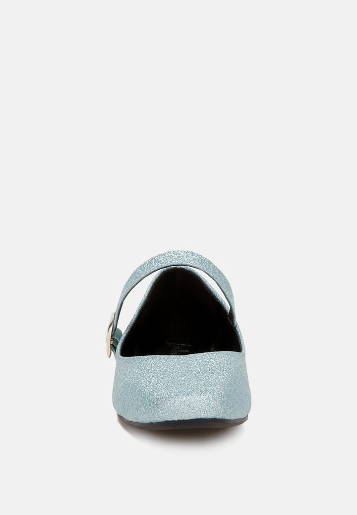 glitter pin buckle ballerinas by rag#colour_baby blue