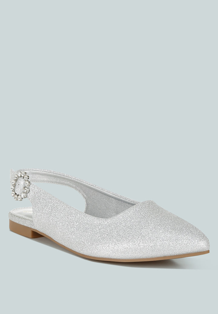 glitter slingback flat sandals by ruw#color_silver