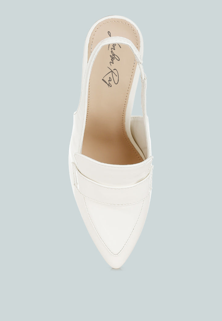 slingback loafer sandals by rag#color_white