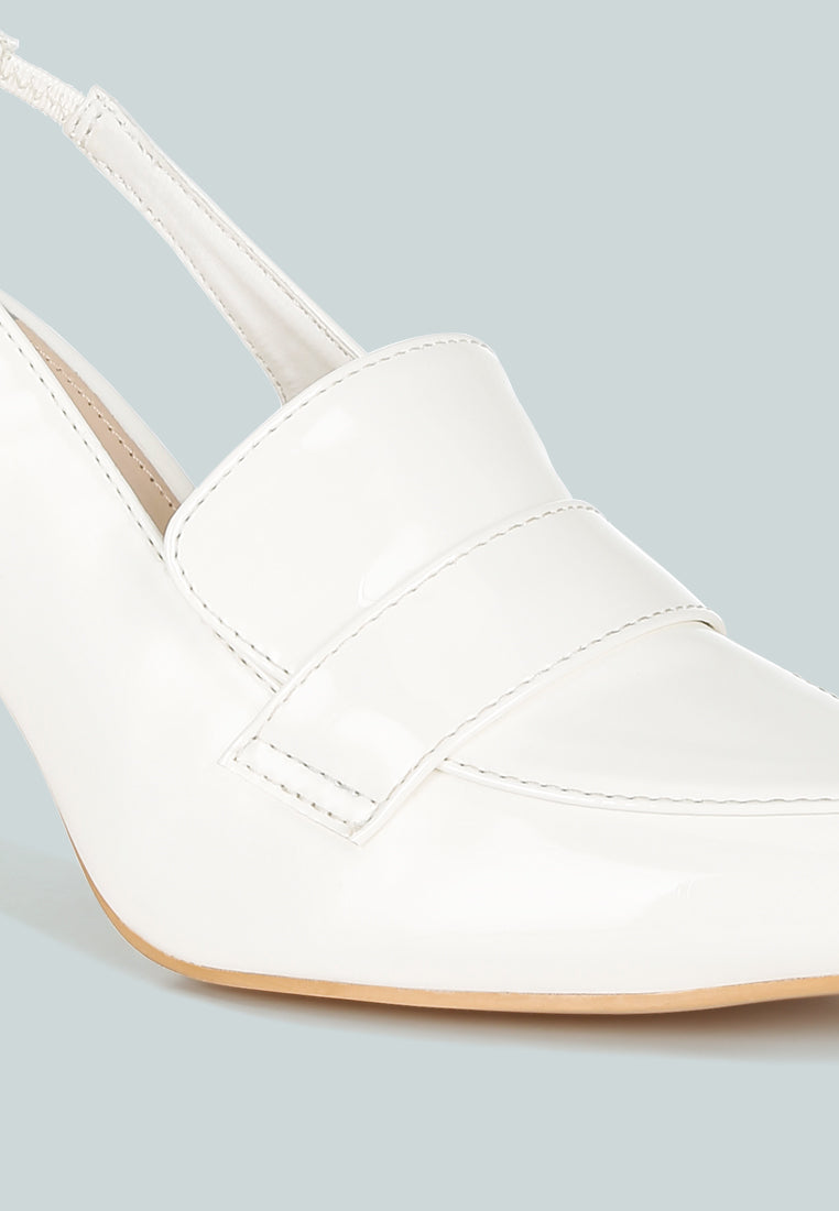 slingback loafer sandals by rag#color_white