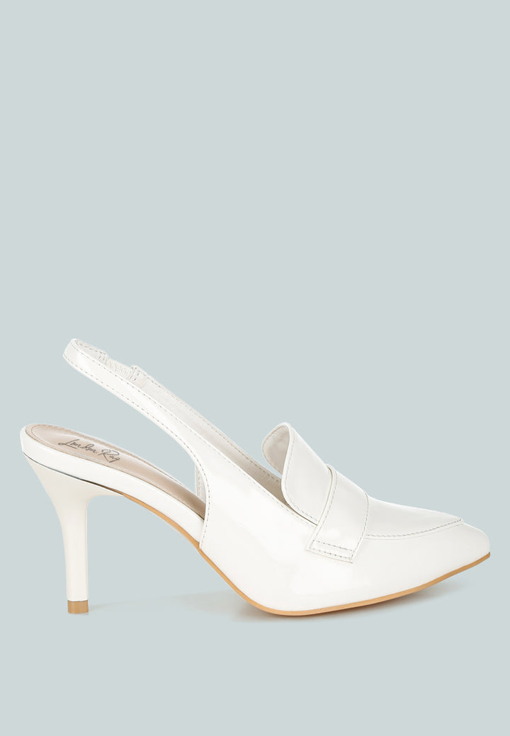 slingback loafer sandals by rag#color_white