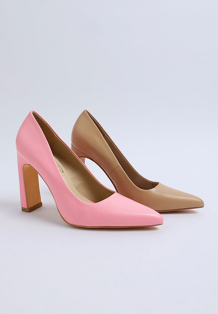 shacarri faux leather pumps #color_beige
