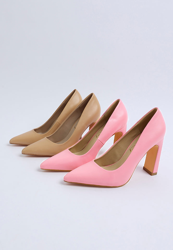 shacarri faux leather pumps #color_beige