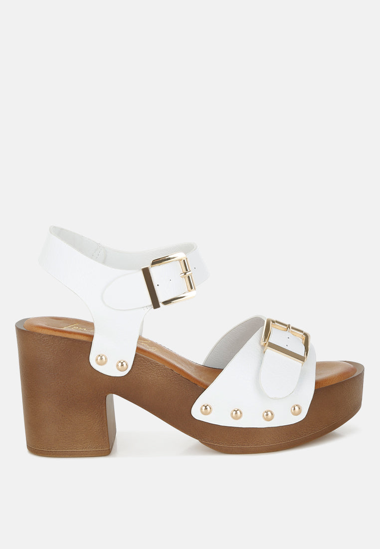 ompasa genuine leather clog sandals#color_white