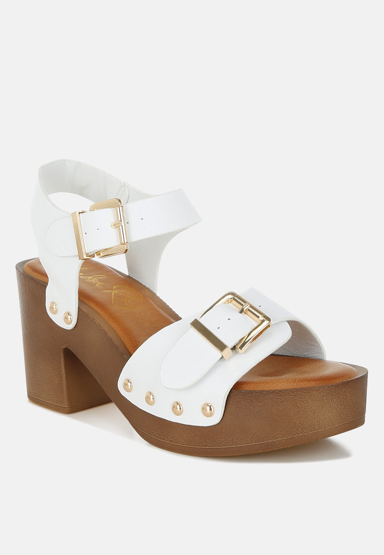 ompasa genuine leather clog sandals by mode#color_white