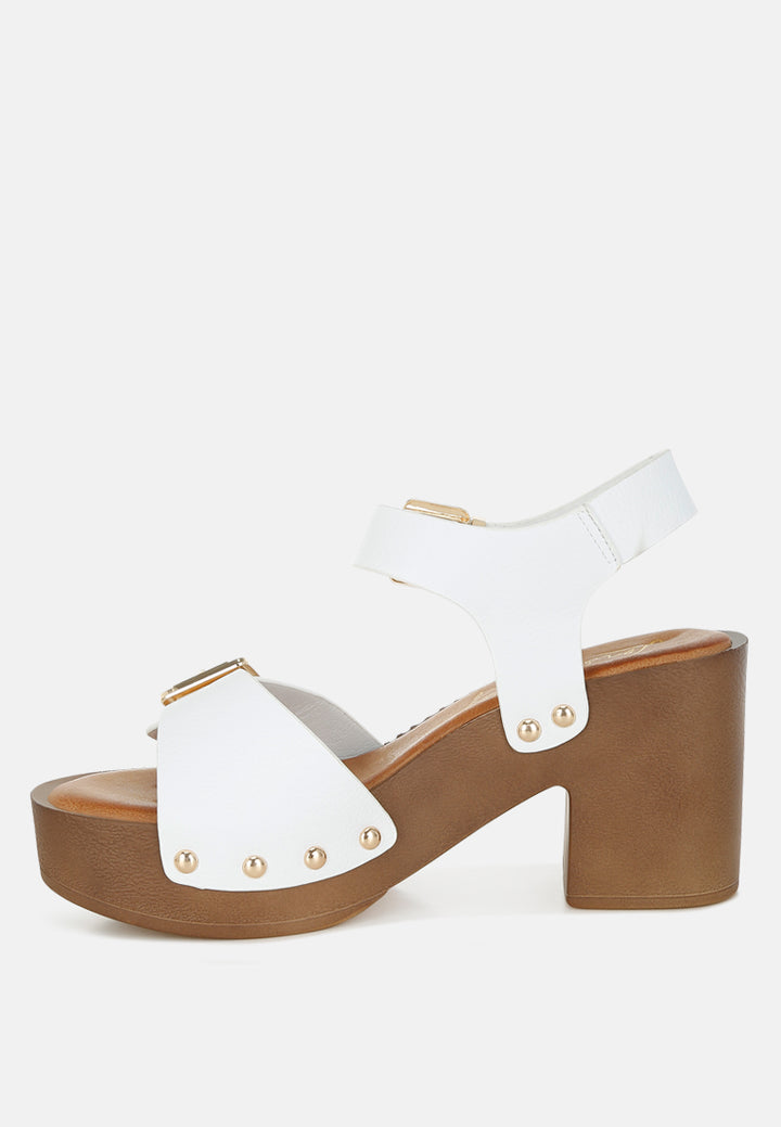 ompasa genuine leather clog sandals by mode#color_white