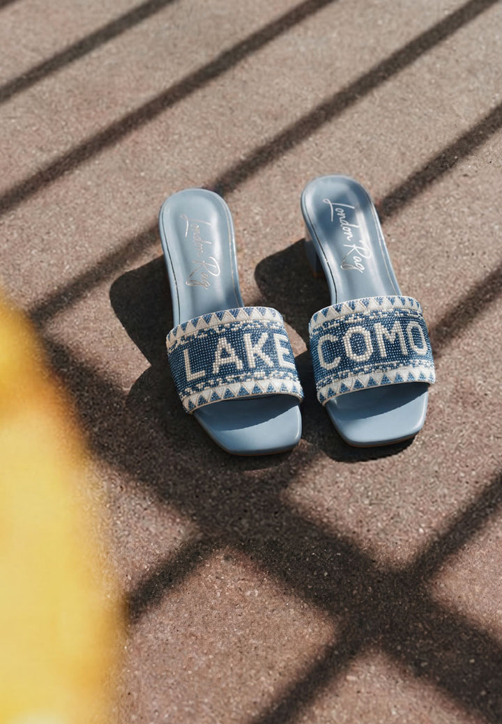 sepatu hak slip-on bertabur manik dengan mode#color_blue
