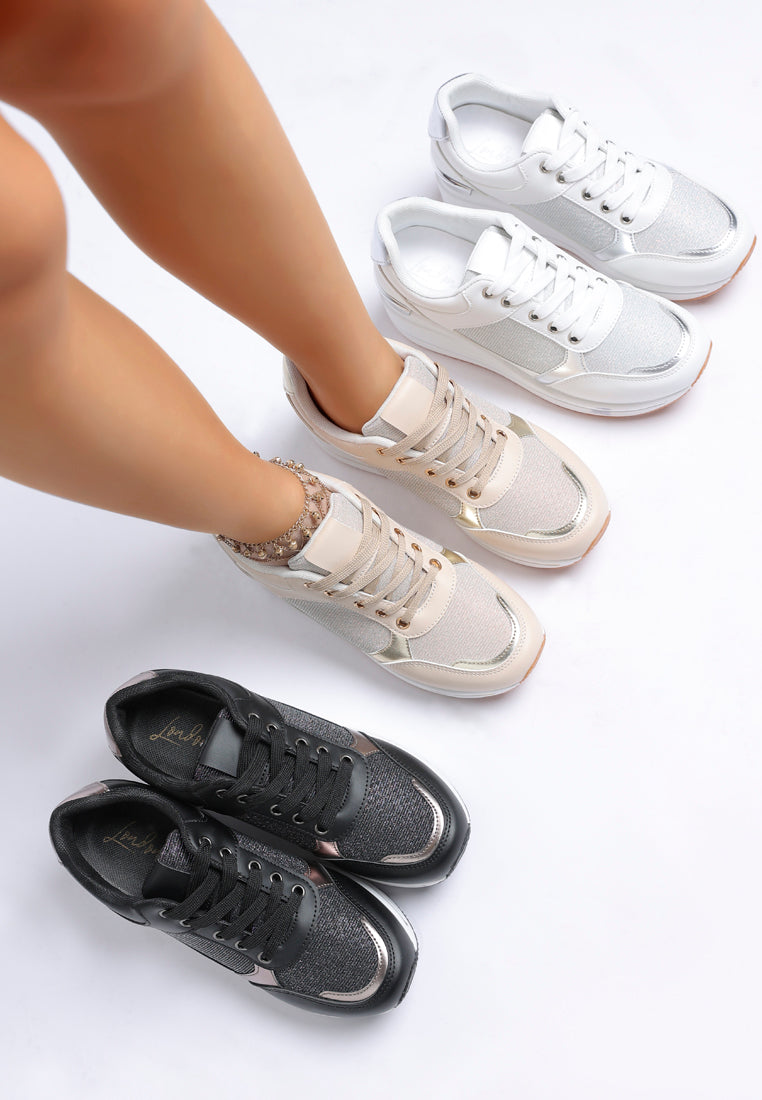 vespera faux leather & mesh sneakers#color_white