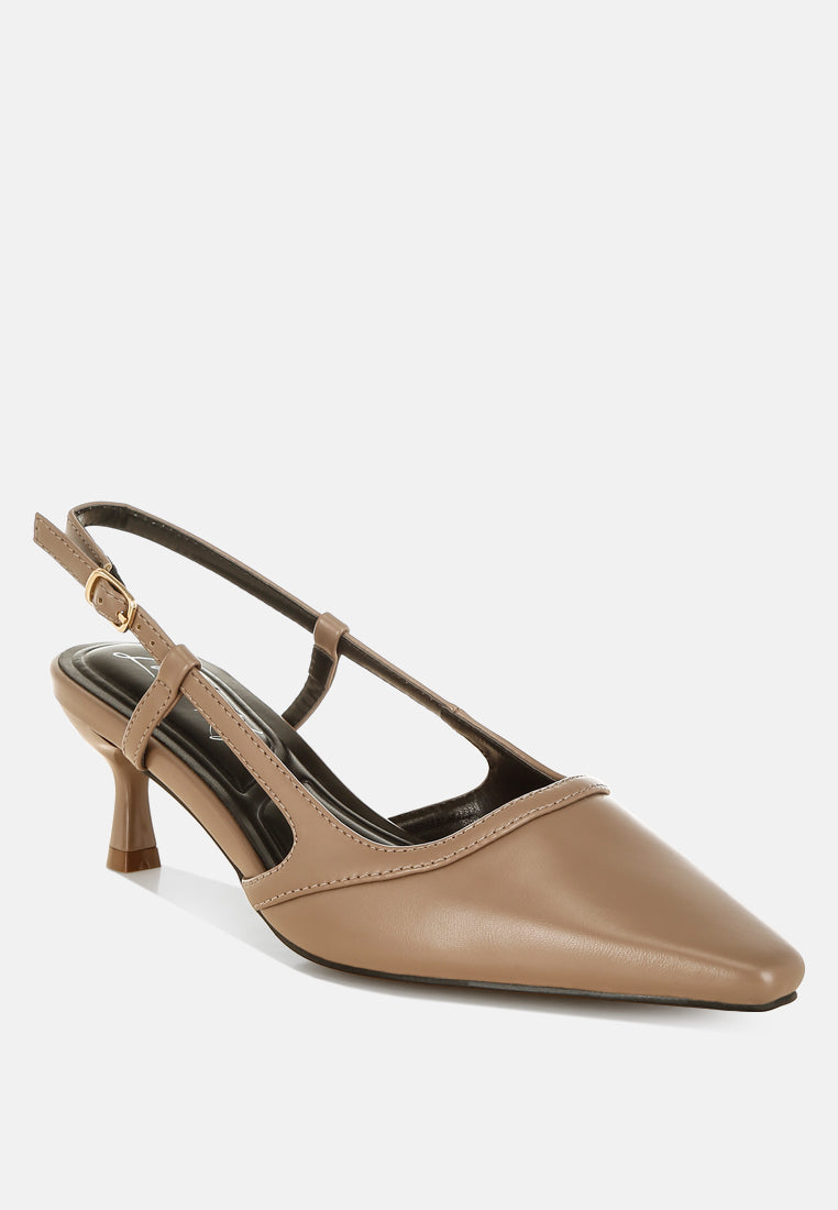 slingback pin buckle kitten heels in taupe by mode#color_taupe