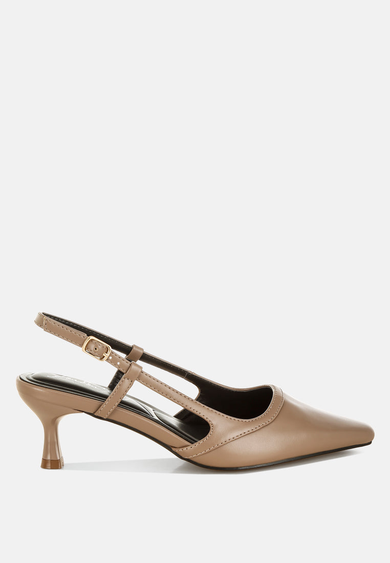 luxton slingback pin buckle kitten heels#color_taupe