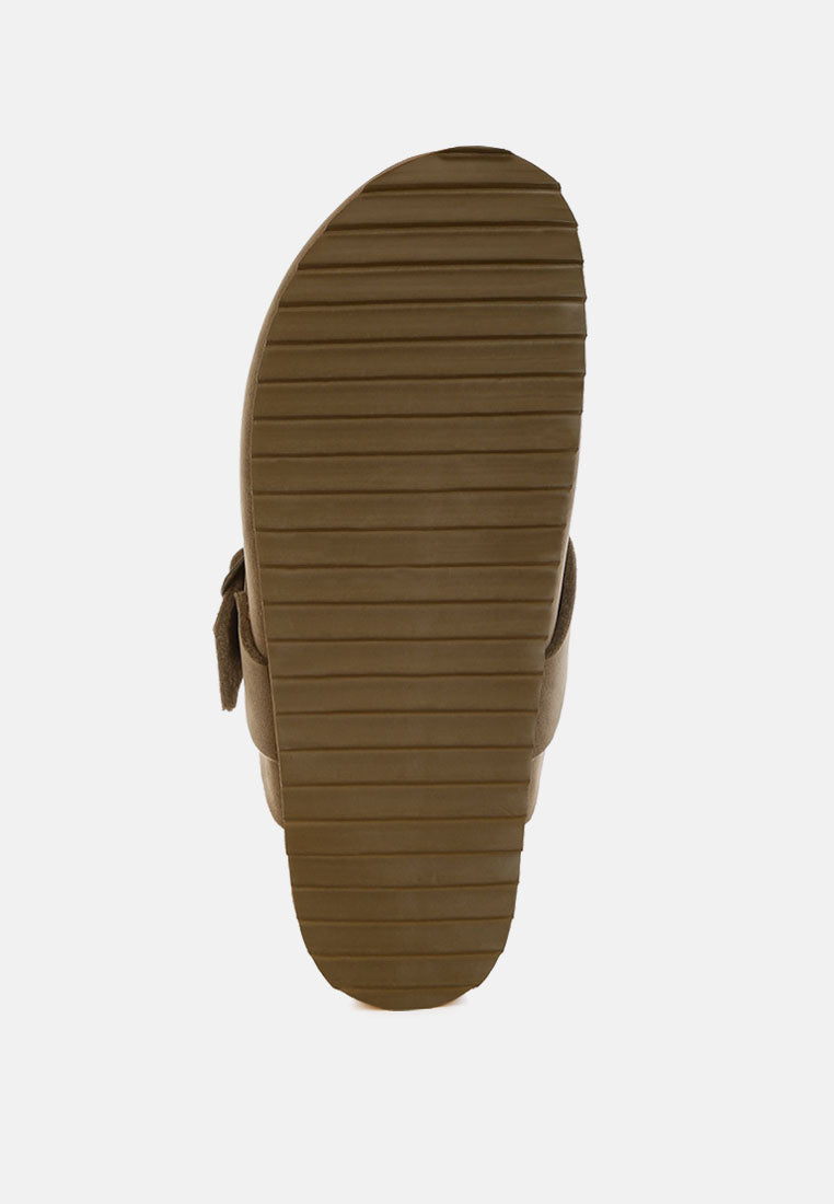buckle accent slip-on footbed mules by ft#color_taupe