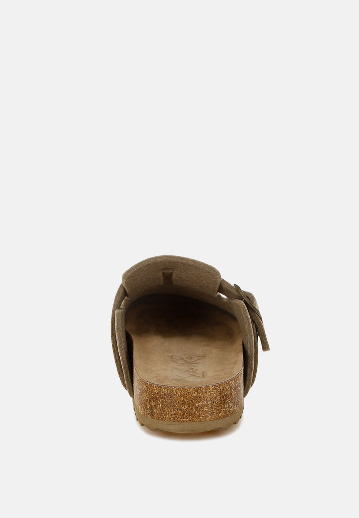 buckle accent slip-on footbed mules by rag#color_taupe